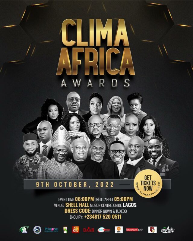 CLIMA Africa Awards 2022 Hits Lagos - Peterson Okopi, Moses Bliss & More Billed To Minister